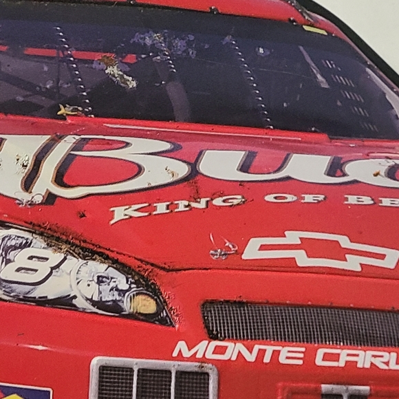 Vintage Dale Earnhardt Jr 10x13 metal wall sign 2007 race schedule by snap-on. - Picture 7 of 11